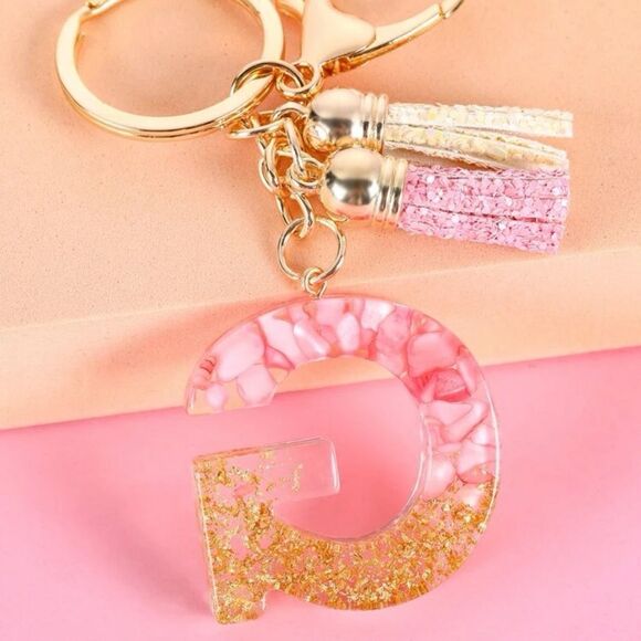 3/$25❗️Boho Letter “G” Charm keychain - Picture 2 of 3